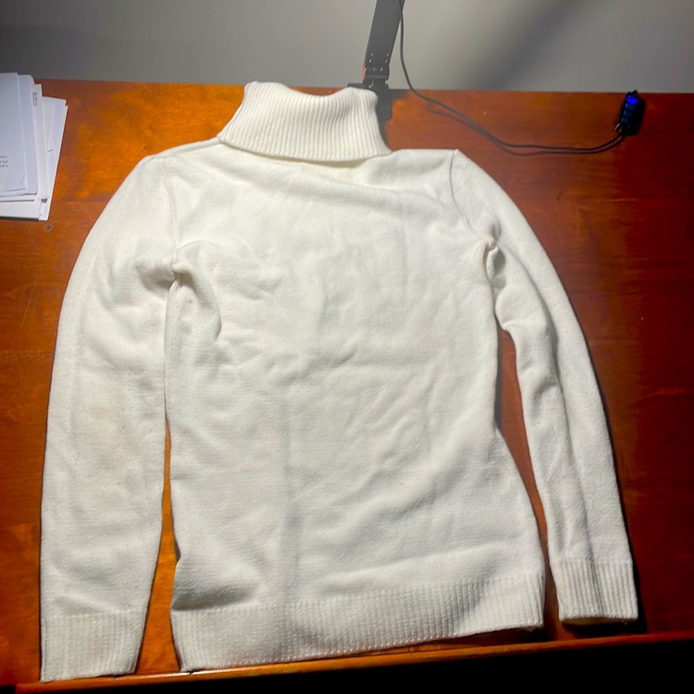 Body tight turtleneck sweater top